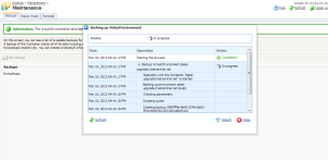 backing up virtual environment