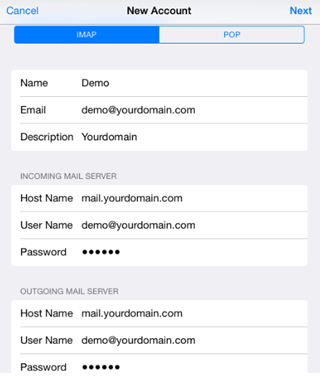 select IMAP