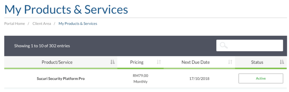 sucuri product and service