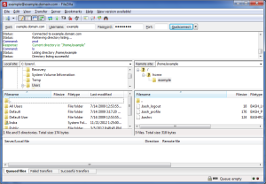 FileZilla windows