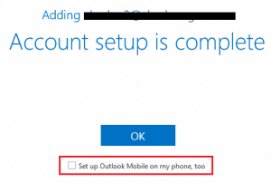 set up outlook mobile