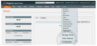 magento under configuration