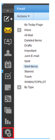 email settings