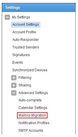 my settings and advanced settings