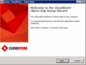 Setup cloudstore client