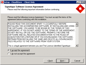 Signetique software license agreement