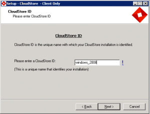 cloudstore id