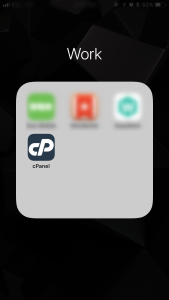 open cPanel