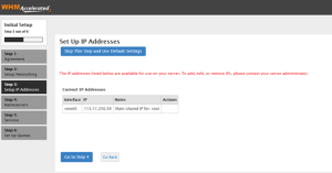 set up ip address